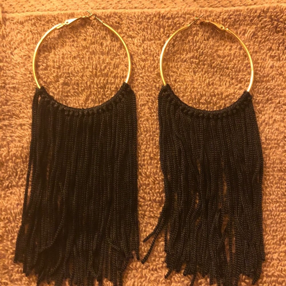 Gold Fringe earrings